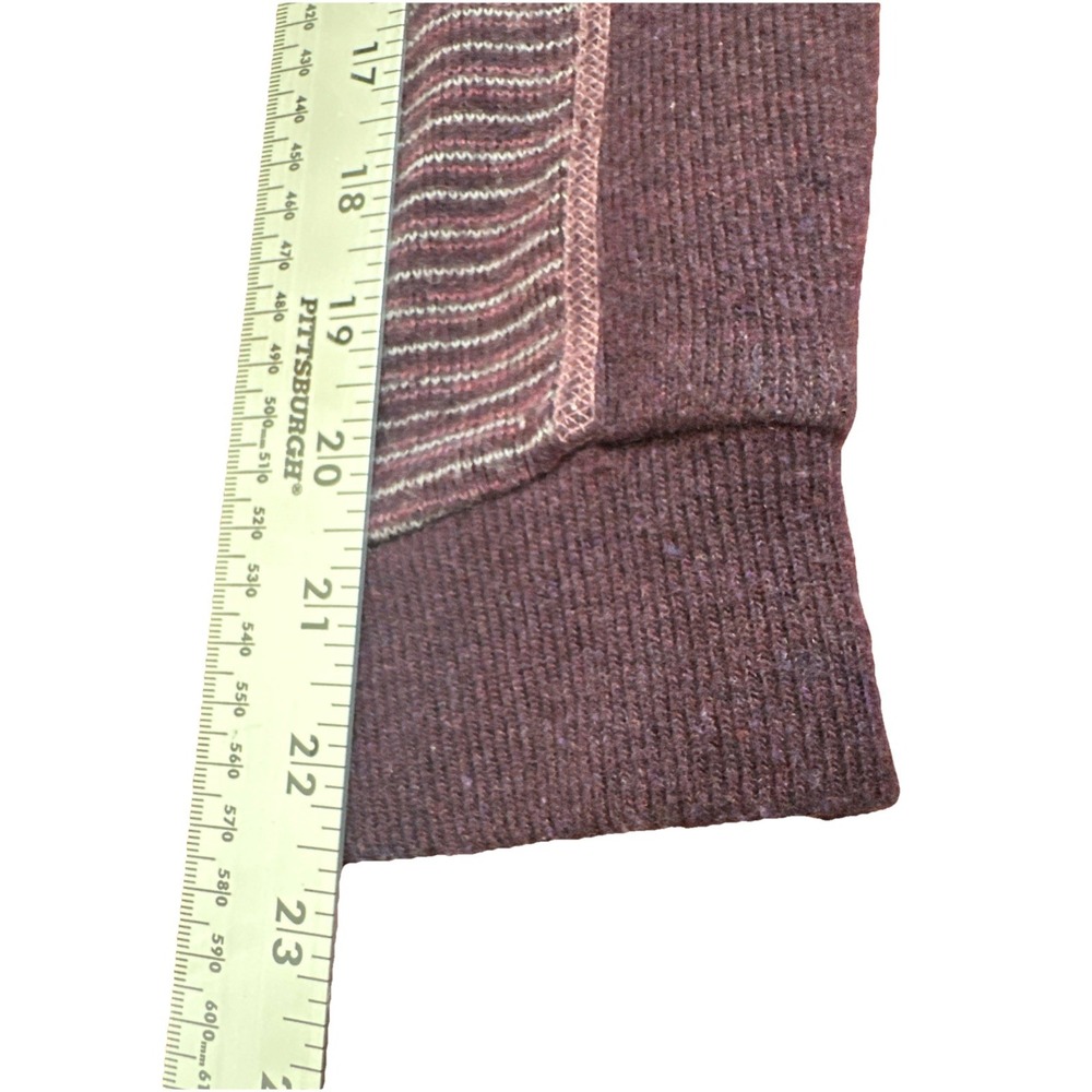 Kuhl Chianti Full‎ Zip Hoody Sweater Jacket Wool Striped Purple Woman Size Small - Picture 10 of 10